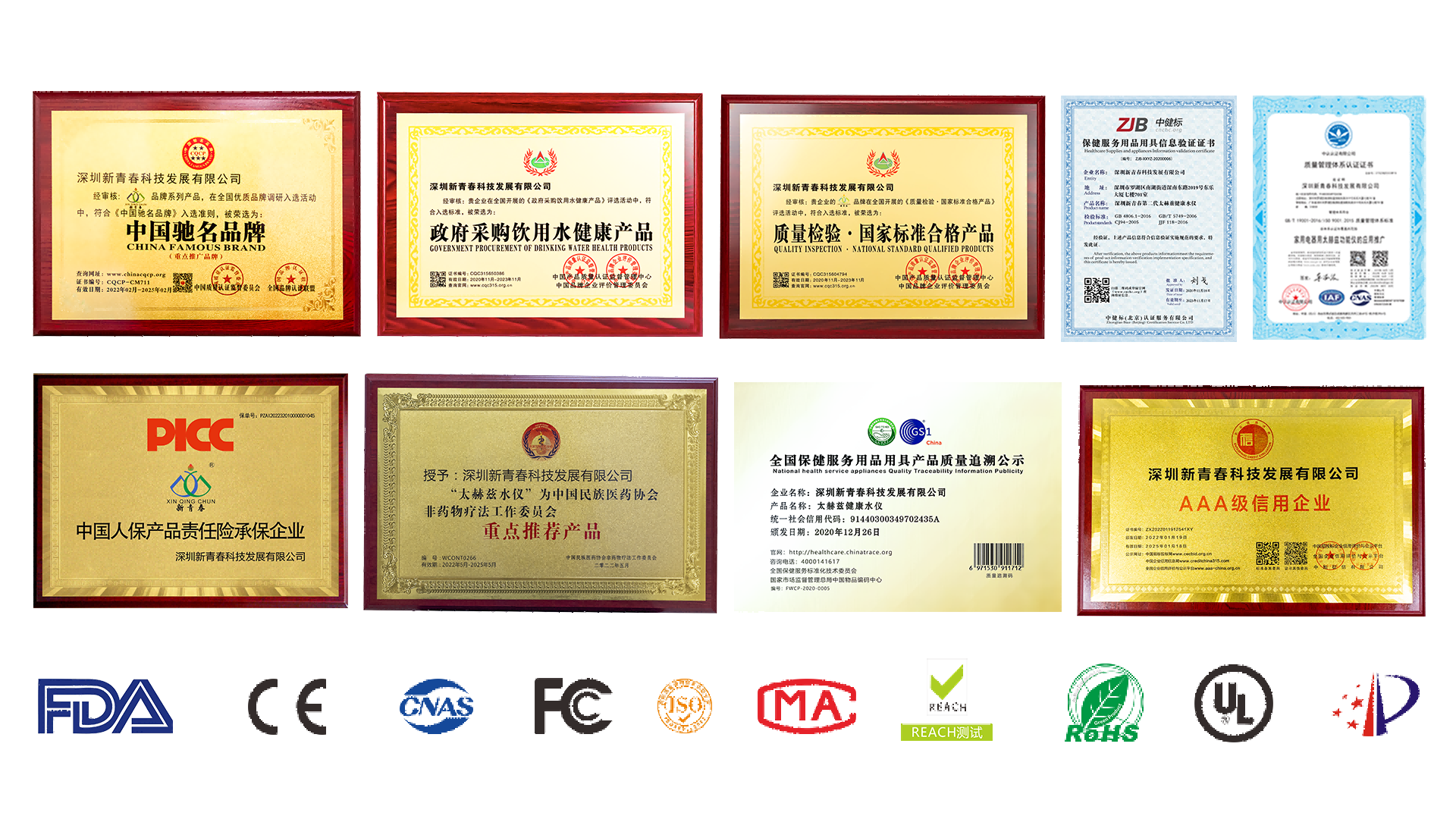 THZ certificate materials collage
